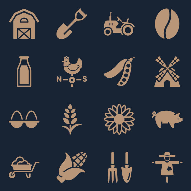 农业标志颜色图片下载