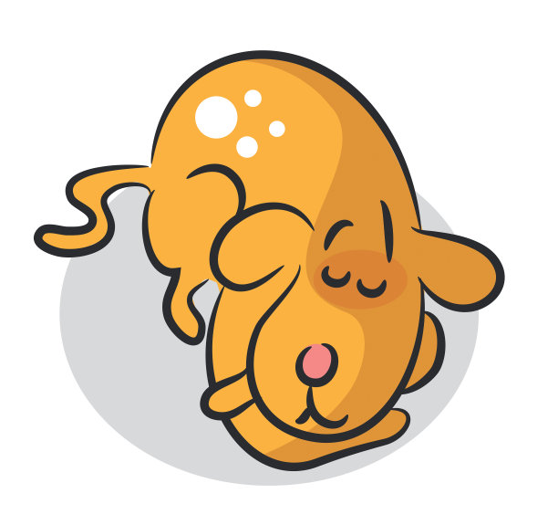 睡觉的狗图片下载