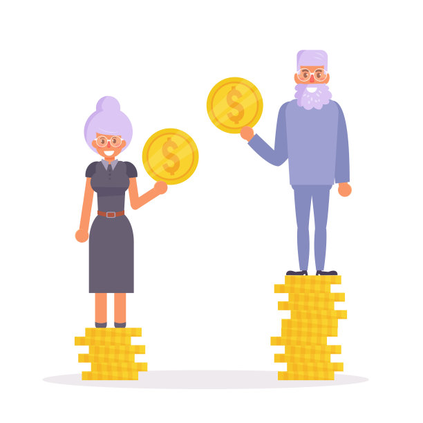 养老基金。奶奶和爷爷图片下载