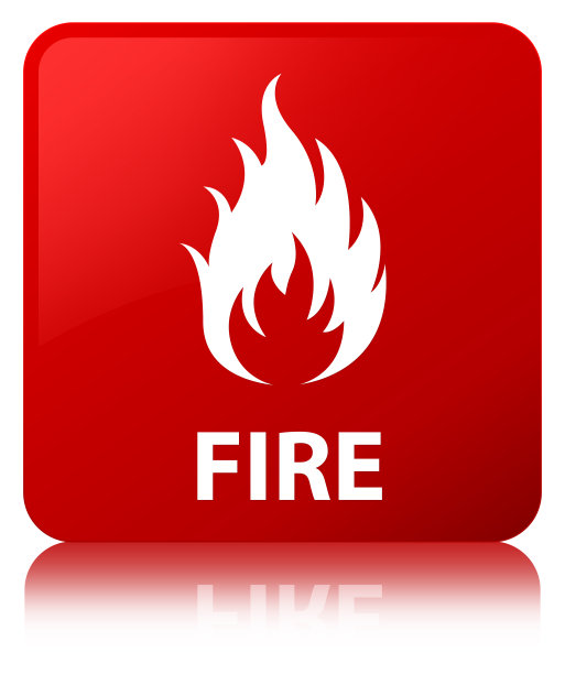 火红方按钮图片下载