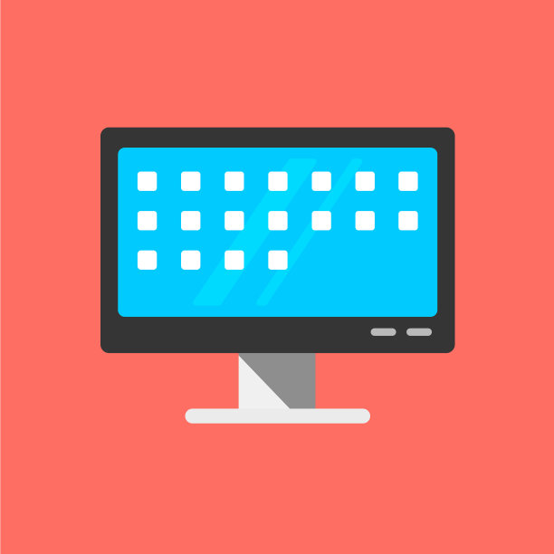 电脑显示器图标图片下载