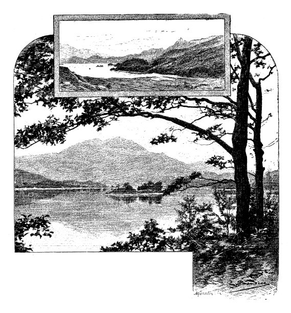 英格兰、苏格兰和爱尔兰的古玩插图:阿克雷湖图片下载