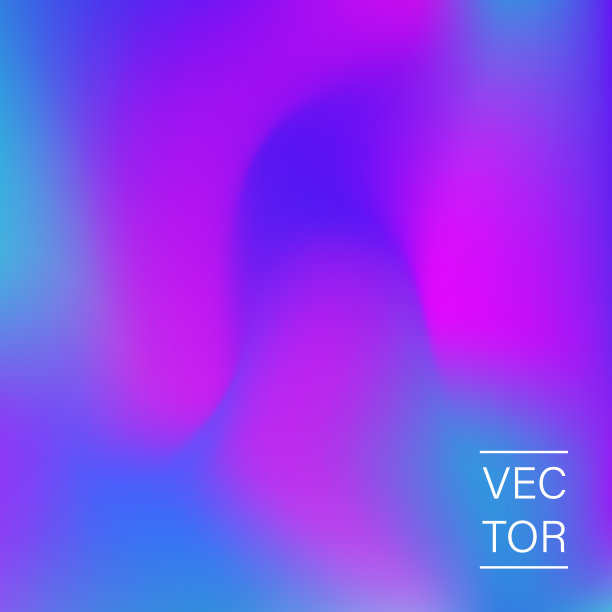 紫外线全息时尚封面素材图片