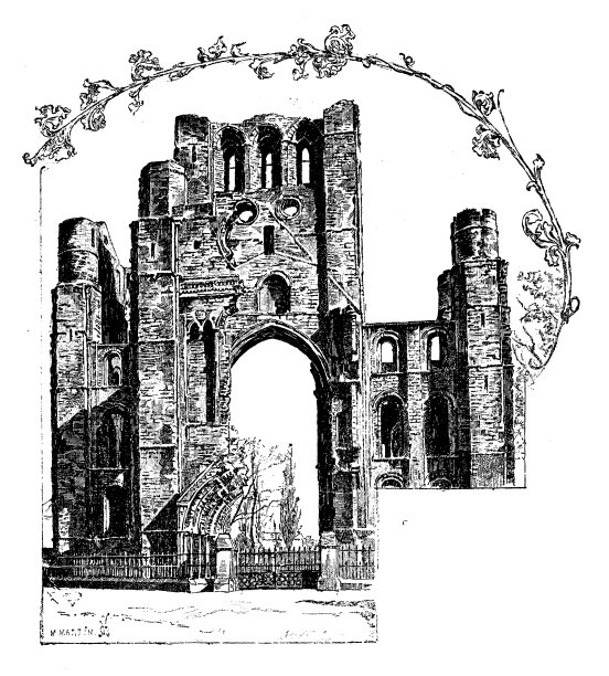 英格兰、苏格兰和爱尔兰的古玩插图:凯尔索修道院图片下载