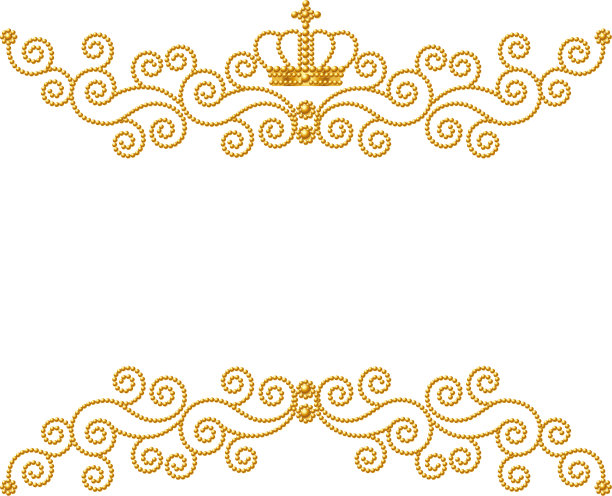 皇冠和金球框架图片下载