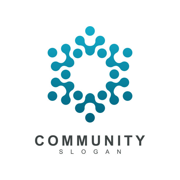 程式化神经元分子健康图标图片下载