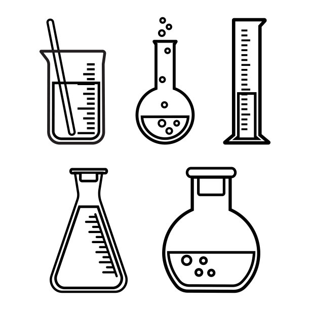化工容器，外形设计。矢量图图片下载