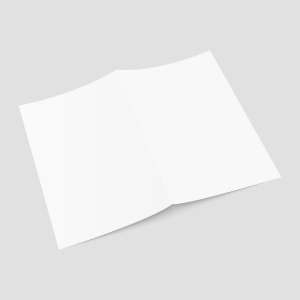 宣传册、传单、杂志或名片的空白。向量。图片下载