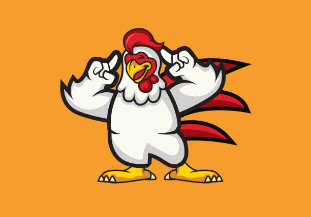 向量卡通鸡图片下载