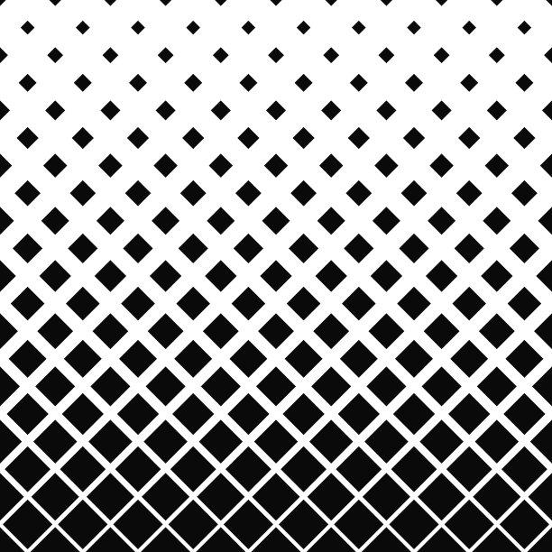 重复的黑白方形图案图片下载