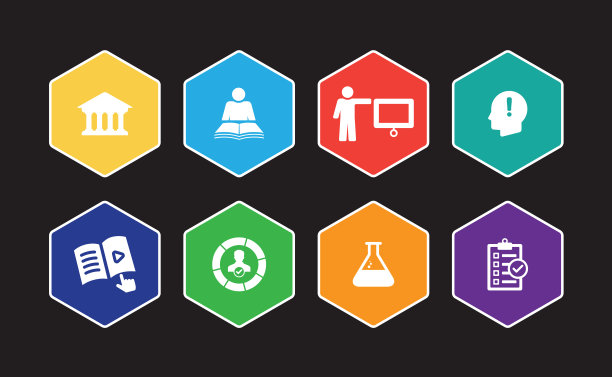 教育信息图图标集图片下载