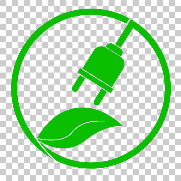 简单的标志去绿色在透明效果的背景图片下载