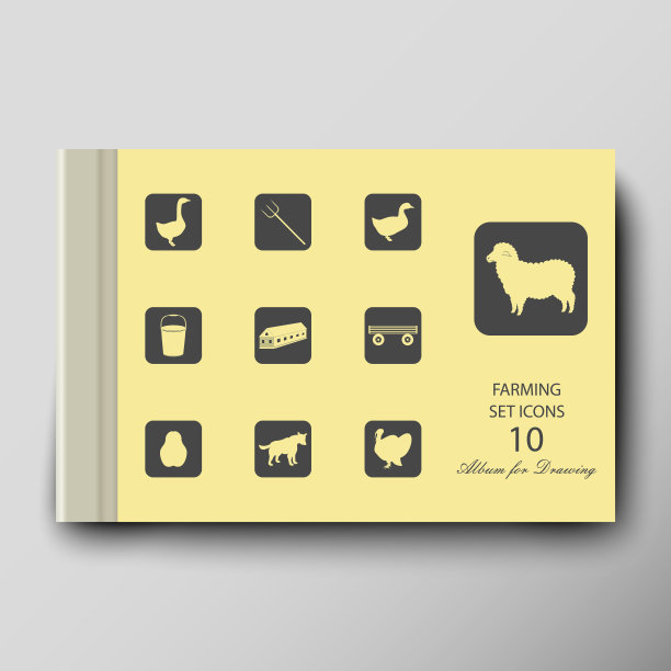 绘画方面的专辑。单张封面呈现抽象几何背景图片下载