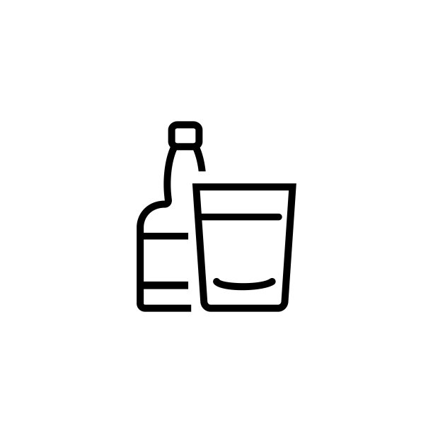朗姆酒瓶图标图片下载