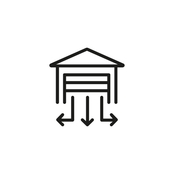 车库线性图标图片下载