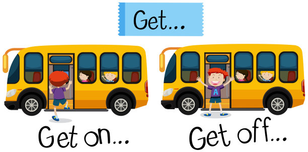 上下车的单词卡片图片下载