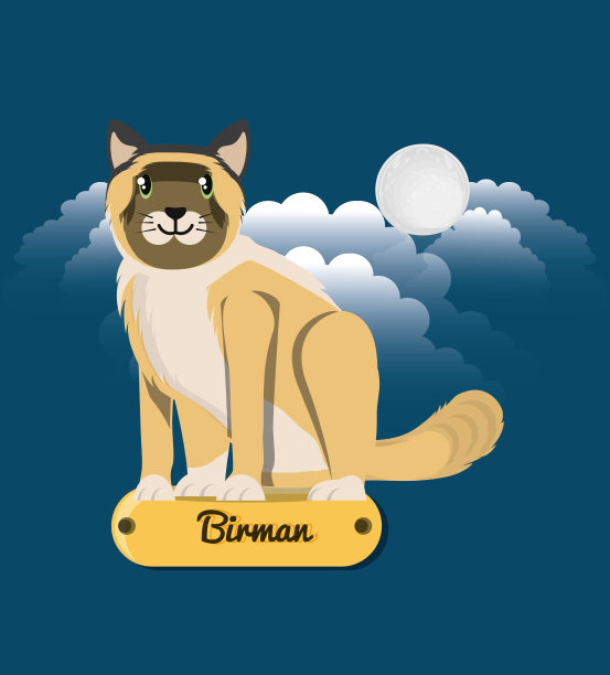 月光下的猫伯曼图片下载