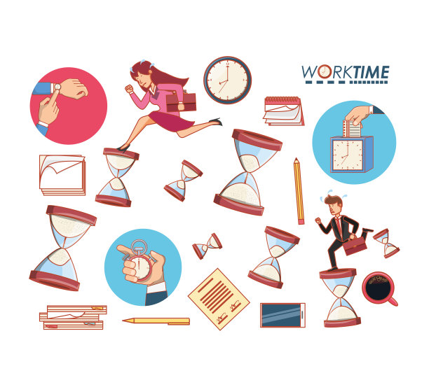 工作时间元素图片下载