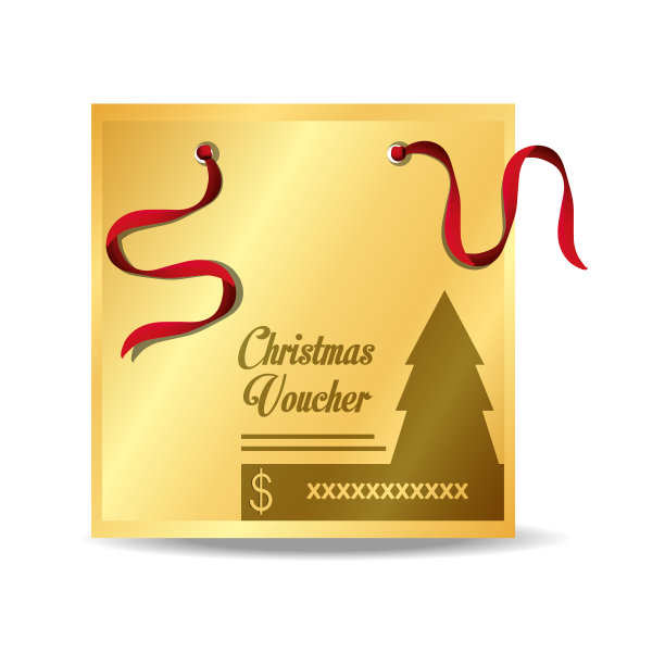 圣诞券设计图片下载