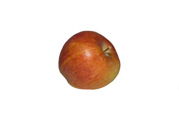 红苹果在孤立的白色背景上图片下载