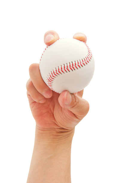 如何在白色背景下正确地握棒球图片下载