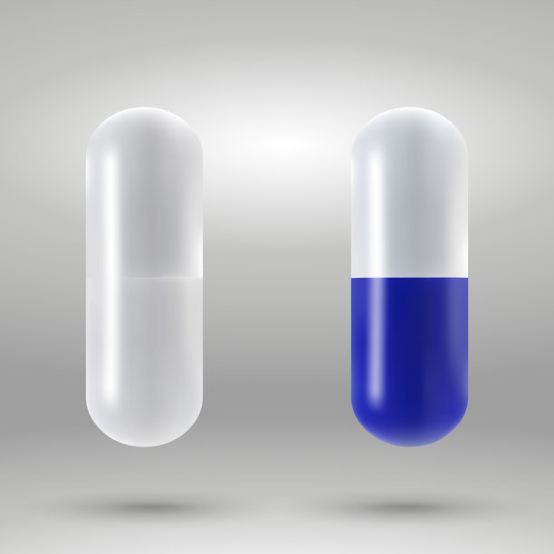 胶囊药丸孤立图片下载