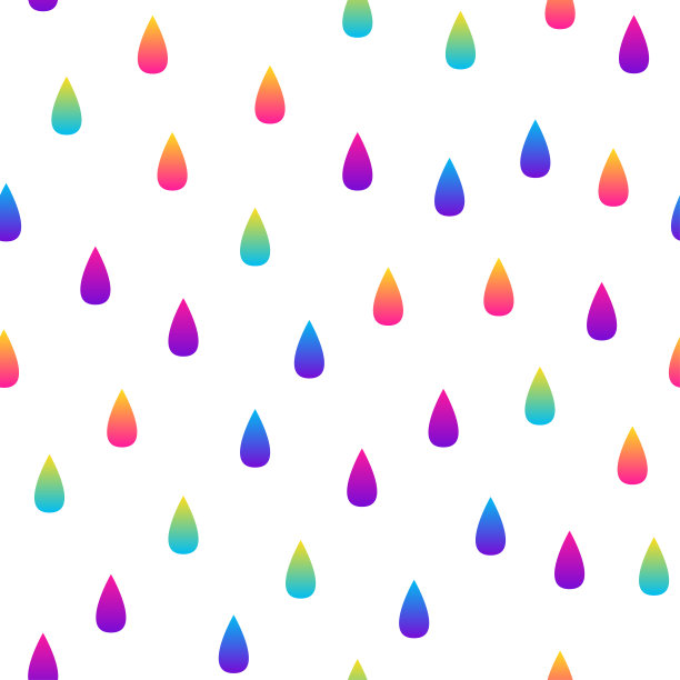 抽象彩虹无缝图案背景。图片下载