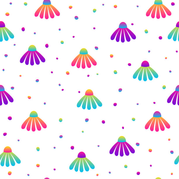 抽象彩虹无缝图案背景。图片下载