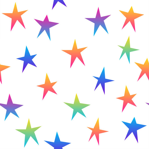 抽象彩虹无缝图案背景。图片下载