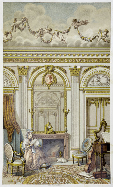 18世纪法国宫殿内部图片下载