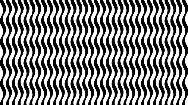 时髦的条纹背景与波浪纹理图片下载