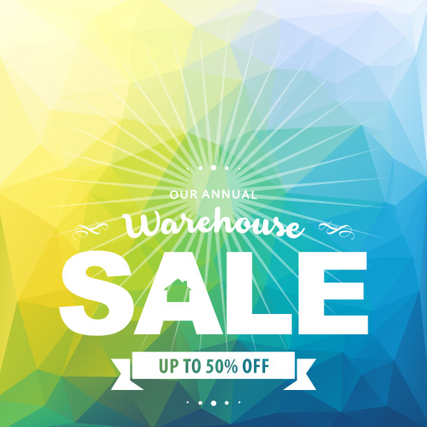 仓库销售横幅图片下载