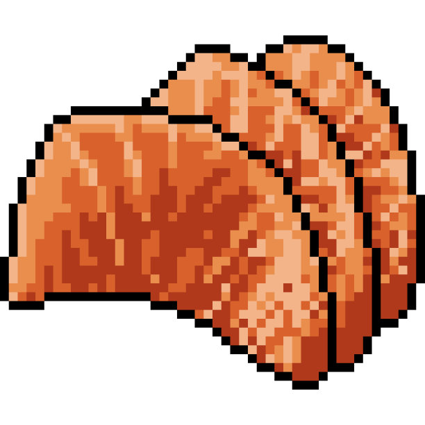 矢量像素艺术孤立的卡通图片下载