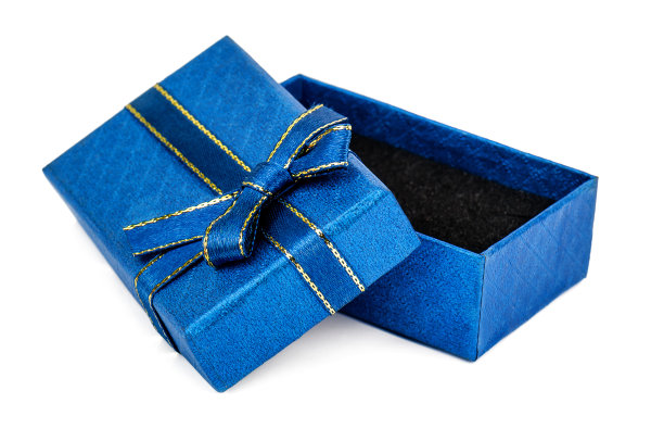 打开了白色的蓝色盒子图片下载