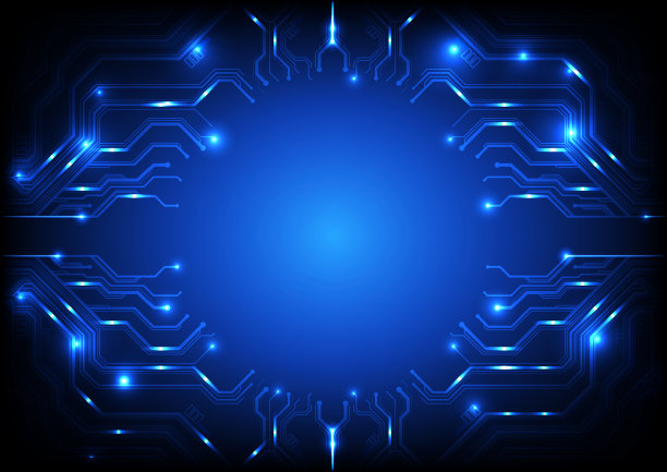 平方电路背景图片下载