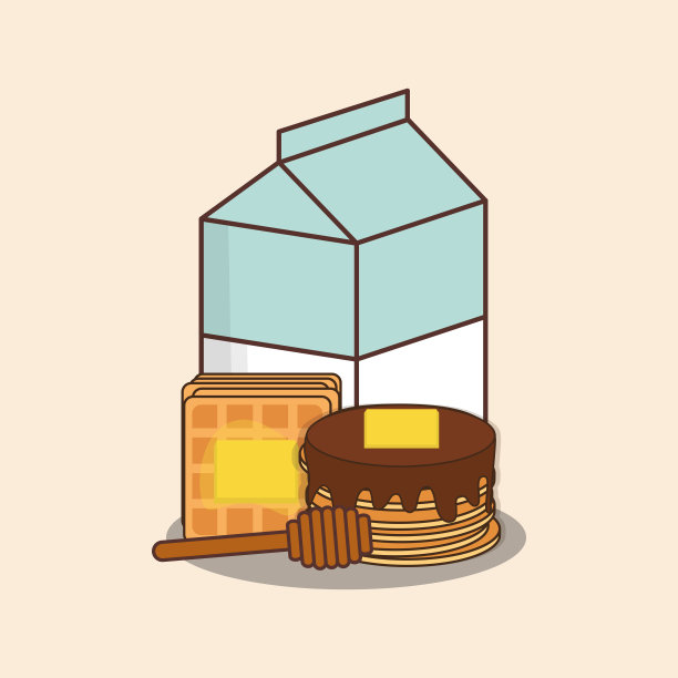 早餐食品设计图片下载