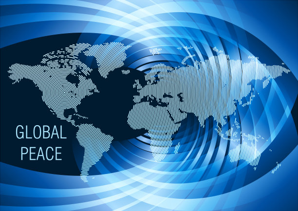 世界地图上的抽象背景图片下载