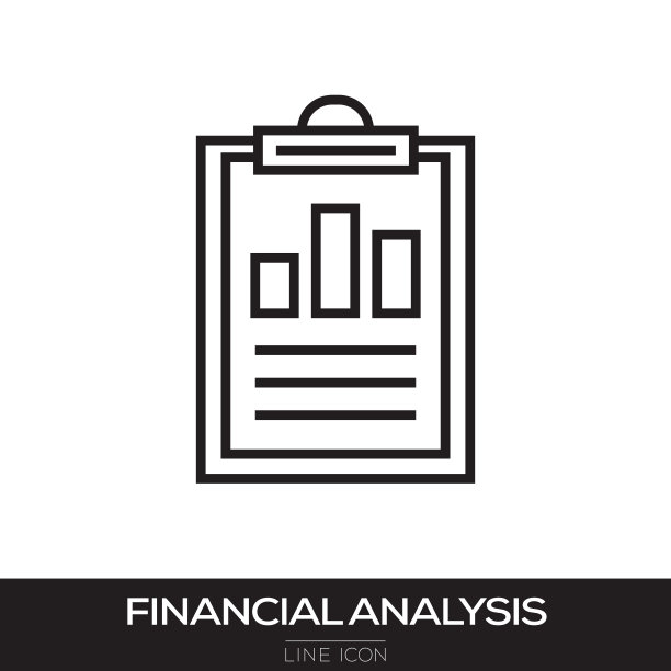 财务分析线图标图片下载