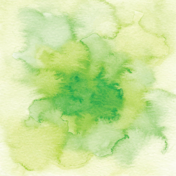 水彩绿色Ombre背景图片下载