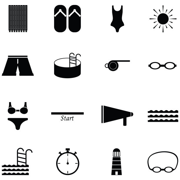 游泳图标设置图片下载