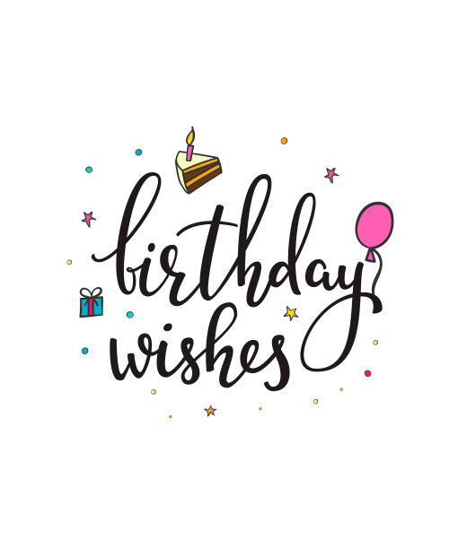 快乐生日聚会字体排版集图片下载