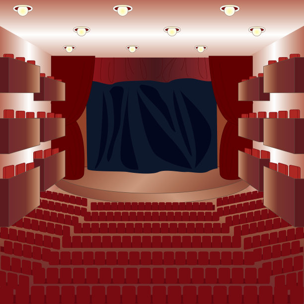 剧院舞台形象图片下载