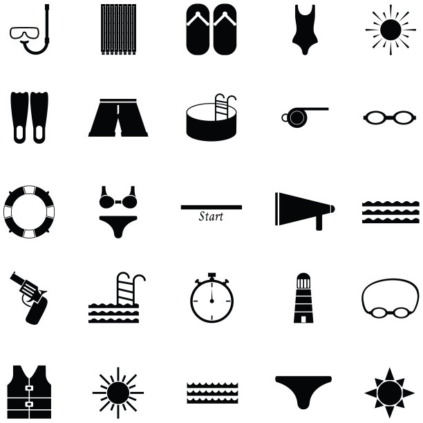 游泳图标设置图片下载