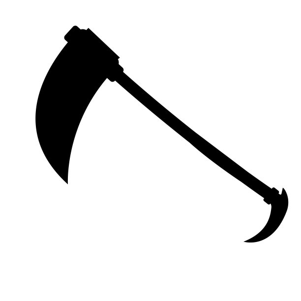 斧图标。幻想和中世纪武器的标签。简单的风格。矢量图的符号图片下载