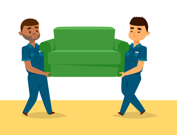 快递员男孩向量服务人员和客户快递员递送男人字符商店邮递员带来包裹拿盒子文件插图。邮递员男运送素材图片