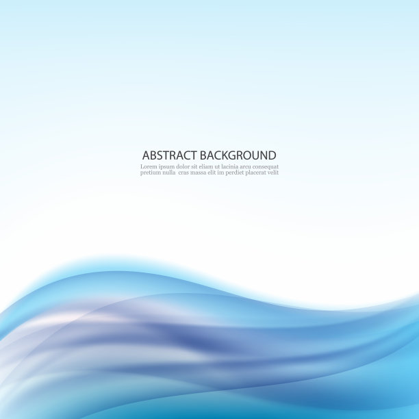 抽象蓝波背景图片下载