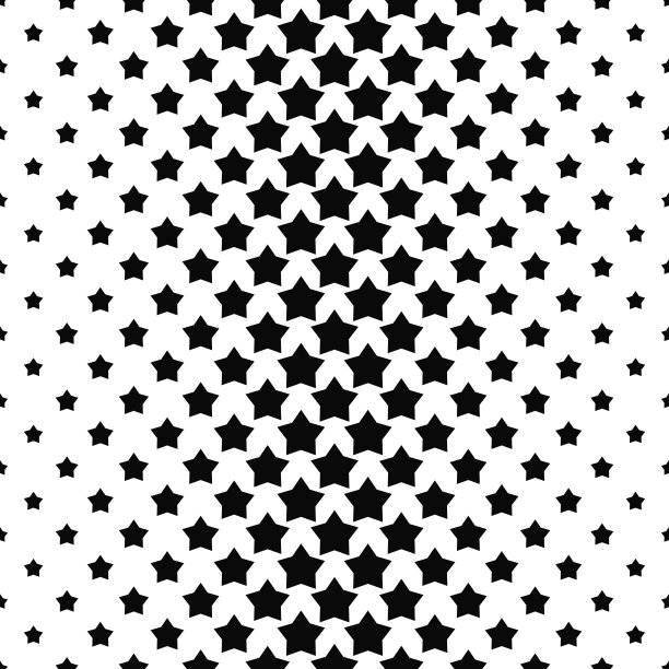 黑白星形图案背景素材图片