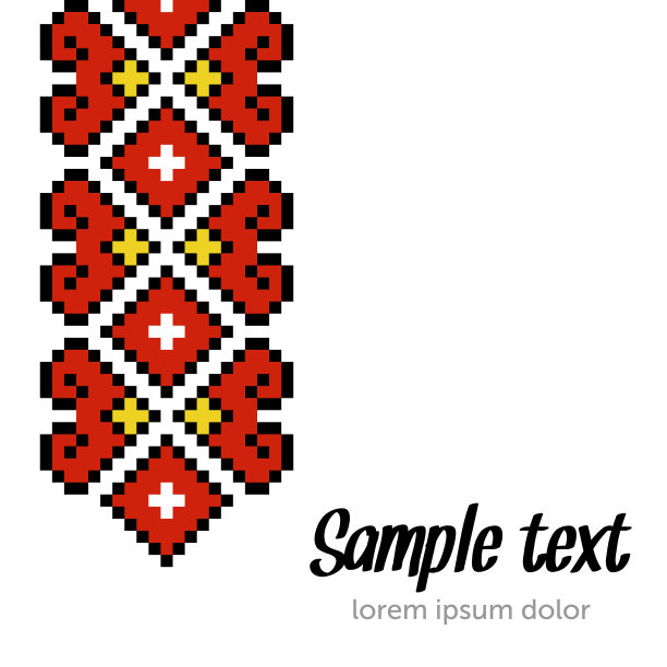 矢量种族框架模板图片下载