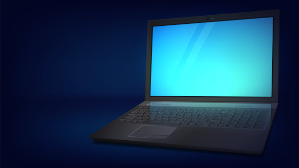 矢量插图与笔记本电脑图片下载