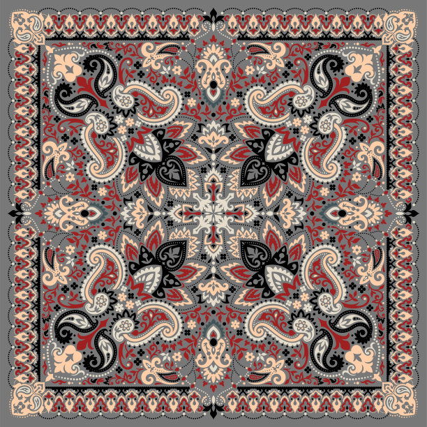 佩斯利大手帕打印图片下载